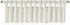 Madison Park Emilia Faux Silk Valance, DIY Twist Tab Top Finish with Beads, Window Valance Curtain for Living Room, Bedroom and Dorm, 26"L x 50"W,...