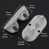12PCS 4.2x2x1.7cm White Self Adhesive Plastic Mini Casters Suitable for Storage Box Small Furniture Bins Napkin Box DIY Craft...