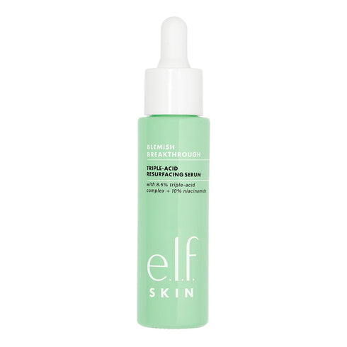 e.l.f. SKIN Blemish Breakthrough Triple-Acid Resurfacing Serum, Hydrating Night Serum For Fighting Blemishes, Helps Improve Skin Tone & Texture...