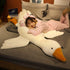 Goose Stuffed Animal Pillow Toy, Cute Giant White Goose Stuffed Animal Duck Plush Pillow,Super Soft Hugging Pillow,Swan Pillow White...