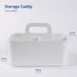 BLUE GINKGO Multipurpose Caddy Organizer - Stackable Plastic Caddy with Handle | Desk, Makeup, Dorm Caddy, Classroom Art Organizers (Made in Korea...