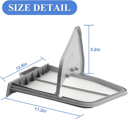 DC97-16742A Samsung Dryer Lint Trap Screen Filter Replacement with Flap Upgraded Stainless Steel Screen Compatible With Samsung Dryer Replaces AP5306681 PS4221839