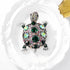 2Pcs Vintage Rhinestone Turtle Brooch for Men Stylish Animal Pin for Any Occasion...