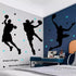 3D Basketball Player Wall Decals Decors for Boys Room,Basketball Slam Dunk Wall Decor for Boys Bedroom...