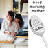 Good Morning Mother Spoon for Mom Mothers Day Gifts for Mama Mommy from Daughter Son to Mummy Birthday Christmas Gifts for Mom Spoons Gifts for St...