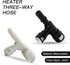 Pack-2 Car T-connector Three-way Cooling Water Pipe Joint, Replacement Parts 15055343 15055342, Heater Inlet Hose Fitting, Compatible with Select ...