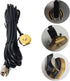 HYS TCJ-N1 3/8" to 3/4" Hole Mount with NMO Bracket L Shape Fender Mount 13'/About 4m RG-58 Coax Cable NMO to PL259 for All VHF/UHF/CB Radio NMO A...