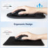 TECKNET 2 Pack Mouse Pad with Wrist Support, Ergonomic Gaming Mouse Pad Pain Relief, Portable Comfortable Mousepad for Computer, Laptop, Office, H...