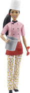 Barbie Pasta Chef Brunette Doll (12-in) with Colorful Chef Top, Macaroni Print Pants, Chef Hat, Pasta Pot & Pasta Cutter Accessories, Great Gift f...