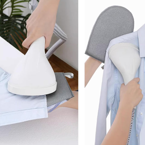 Garment Steamer Ironing Gloves for Clothes - Waterproof Anti Steam Glove, Anti Steam Mitt with Finger Loop Heat Resistant Ironing Board for Clothe...