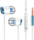 YNR 3 Pairs Wired Earbuds with Microphone & Volume Control, in Ear Earphones, Noise Islating High Definition, for 3.5mm Jack iPhone iPad iPod Sams...