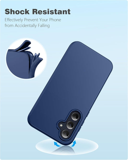 FNTCASE for Samsung Galaxy A35-5G Case: Phone Case with Built-in Screen Protector Protective Silicone Cell Phone Cover Rugged Shockproof Full Prot...