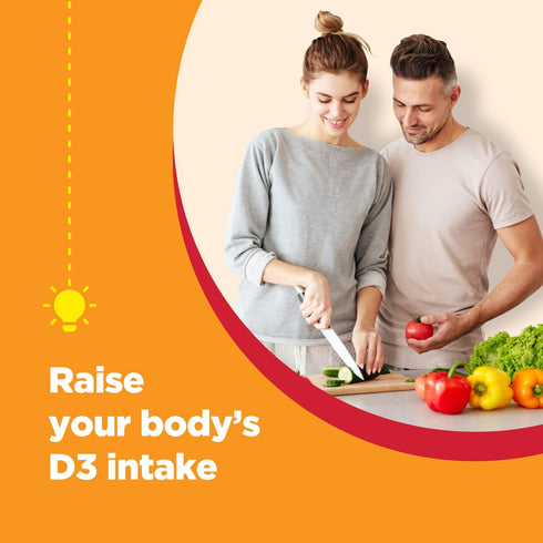Chewable Vitamin D Gummies for Adults - Delicious Daily Vitamin D3 Gummies with D3 2000IU per Serving - Gluten and Gelatin Free Non-GMO Gummy for ...