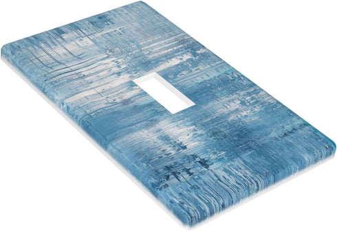 Abstract Oil Painting Light Switch Cover Single Toggle Switch Plate Covers 1 Gang Wall Plate for Bedroom Kitchen Home Farmhouse Decor Standard Siz...