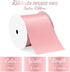 Pink Satin Ribbon 3 Inch x 15 Yards Double Face Wide Large Silk Satin Ribbon for Wedding, Ceremony Kit Decoration, Chair Sash, Gift Wrapping, Craf...