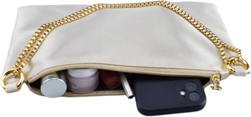 FEICHANGHAO Women's Satin Evening Handbag Shoulder Bag Wedding Prom Formal Clutch Party Purses...