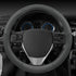 Motor Trend Perforated Microfiber Leather Steering Wheel Cover for Cars Trucks SUVs Vans, Sporty Racing Improved Grip Anti-Fatigue Ergonomic Desig...