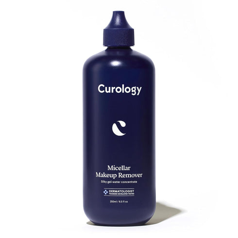 Curology Micellar Water Makeup Remover, Waterproof Eye and Face Make Up Cleansing Water, Gentle and Hydrating, Silky Gel-Water Concentrate, 8.5 fl...