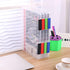 Lemical Portable A4 Magazine File Box Document Paper Organizer With Buckle Closure Transparent Plastic File Container School Office Supplies Clear...