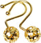 12Pcs Hollow Ball Shower Curtain Hooks Luxury Quality Rustproof Stainless Steel Shower Curtain Rings Hooks for Bathroom Rod (Gold)...