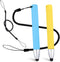 2pcs Kid-Friendly Stylus Pens for Touch Screens, Capacitive Stylus Pen with Spring Cord, Children's Stylus Pen Crayon Stylus Pen for Ipad Touch Sc...