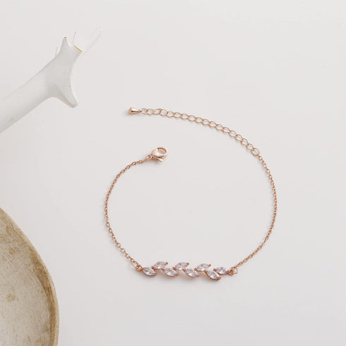 VIROMY Cubic Zirconia Classic Tennis Bracelet 18K Gold Plated Adjustable Pull Chain Tennis Bracelet Minimalist CZ Simulated Diamond Bracelets Ever...