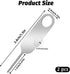 2-Pack Doorbell Key Tool, Doorbell Opening Pin Tool, Release Removal Pin Security Key Replacement Tool Compatible with Arlo, Nest and Eufy Video D...