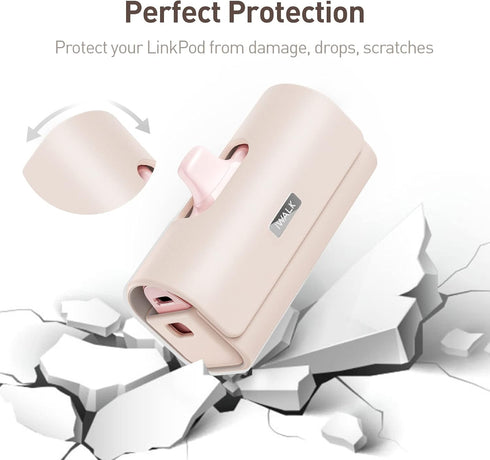 iWALK Charger Bag for Portable Charger 3350mAh, 4500mAh, 4800mAh Power Bank Compatible with iPhone Portable Charger iWALK Portable Charger Fashion...
