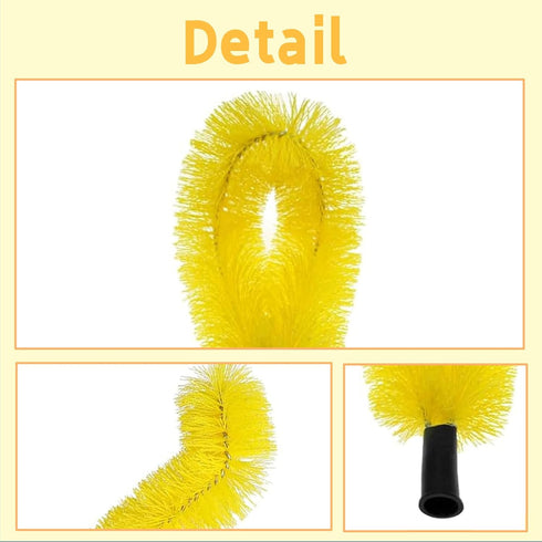 2 PCS Gutter Cleaning Replacement Brush Gutter Cleaning Brush Parts Accessories for Cleaning Leaves and Debris from The Ground...