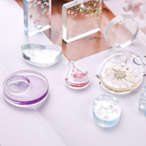 Epoxy Resin Moulds Silicone,Resin Kits for Beginners,143 Pcs Resin Accessories,Resin Jewellery Making Kit,Resin Mold,Moulds for Resin Casting,Pend...