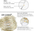 ER CHEN 2 Pack Dimmable USB String Lights, 33ft 100 LED Warm White & Green Color Changing Fairy Lights with Remote&Timer, 8 Modes Silver Coated Co...