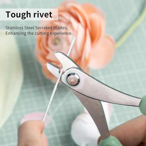 KALAIEN Crafting Scissors with Sharp Carbon Steel Blades for Sewing Scissor, Paper Cutting, Scrapbooking, Fondant, Crafting-2 Pack...