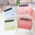 Standard Function Desktop Calculators,12 Digits Large Display and Buttons,Cute Office Desk Calculator,for School, Home...
