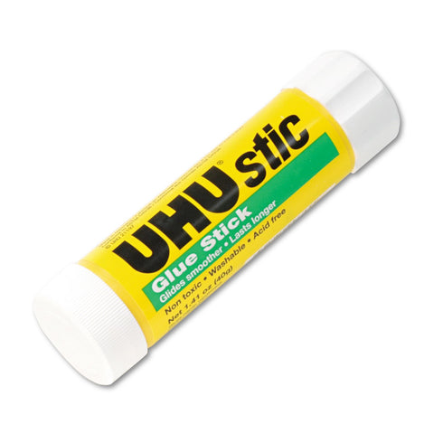UHU Clear Glue Sticks (SAU99655), White...