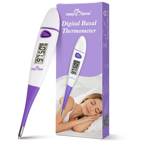 Easy@Home Basal Body Thermometer: BBT for Fertility Prediction with Memory Recall- Accurate Digital Basal Thermometer for Temperature Monitoring w...