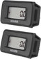Jayron HM055AD(AC/DC 5V to 277V) Digital LCD Hour Meter Accumulate Data for Garden Lawn Mower ZTR Tractor Generator Golf cart Club Car Wash Boat A...