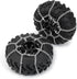 4Pcs 1.9/2.2inch Wheel Tires Metal Snow Chains for 1/10 TRX-4 Axial SCX10 90046 RC Crawler Car (130MM)...