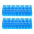 PATIKIL 26 Wells Tube Rack, 2 Pcs Vial Rack Single Layer Multifunction Centrifuge Tube Holder for Microcentrifuge Tubes 0.2/0.5/1.5/2/5ml, Blue...