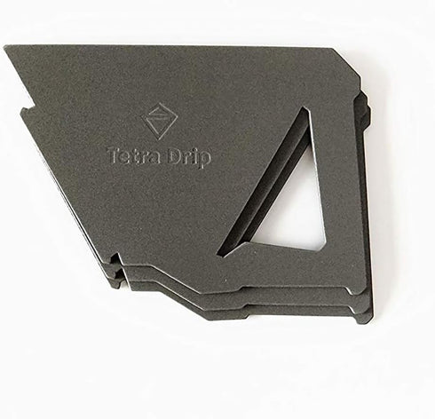 Munieq Tetra Portable Coffee Drip, Stores Flat, 3.5 Cups, Gray, Plastic Style...