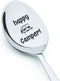 THE BASH AFFAIR Campers Gift - Happy Camper Engraved Spoon Gift For Friend|Christmas Birthday Gift For Father|Camping Gift For Men Women|Teens Hol...