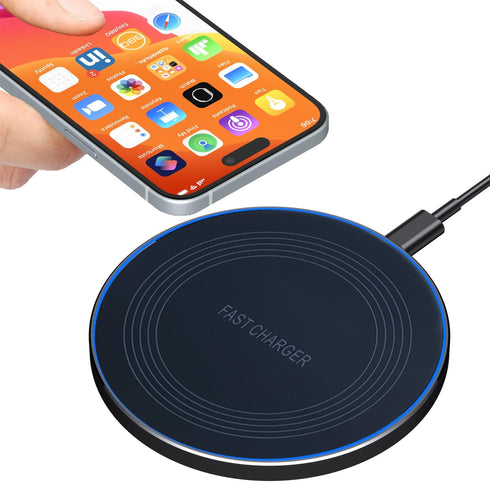 Wireless Charging Pad 20W, Wireless Charger iPhone, Fast Wireless Charger Compatible with Samsung Galaxy S24 S23 S22 S21 S20 FE, Wireless Charger ...