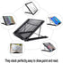 USLINSKY Adjustable Light Box Laptop Pad Stand, Multifunction(6 Angles) Skidding Prevented Tracing Holder for A3 A4 LED Tracing Light Pad & Diamon...