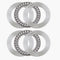 XIKE 2 Pcs NTA5266/TC5266+2TWA Thrust Needle Roller Bearings 3-1/4"x4-1/8" with Washers, Fits DIY/Electric?Manual Tools, Cars/Trucks/TWAilers/Two?...