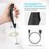 Mafiti Milk Frother coffee Frother Bigger Handle Handheld Electric for Milk Foaming, Latte/Cappuccino Frother Mini Frappe Mixer for Drink, Hot Cho...