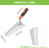 DEKEones Pointing Trowel, 8" Stainless Steel Concrete Finishing Trowel with Soft Grip Handle for Grouting Plastering Flooring Finishing Hand Tools...