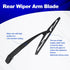 Rear Wiper Arm Blade Nut Set Fits for Nissan Versa Note 2014-2023,Rear Wiper Cover Accessories Assembly,Wiper Cap Set for Back Windshield Window P...