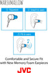 JVC Marshmallow Memory Foam Earbud White (HAFX38W)......