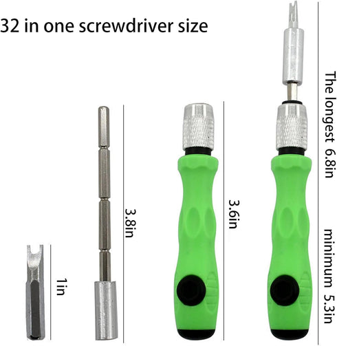 32 In 1 Small Screwdriver Tool Sets for Computers, Eyeglass, Watch, Laptop, Phone, ToySet,with Storage Box?Magnetic Precision Screwdrivers Bit Set...