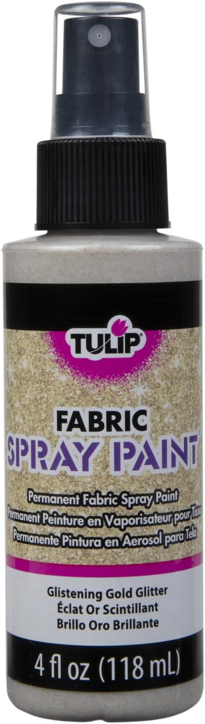 Tulip Glitter Spray Paint- Glistening Gold 4 Fl Oz (Pack of 1)...