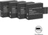 D&F Dual Battery Charger with 4 Pack Replacement Battery 3.7V 900mAh Li-ion Compatible with SJCAM SJ4000 SJ5000 SJ6000 M10 Action Camera...